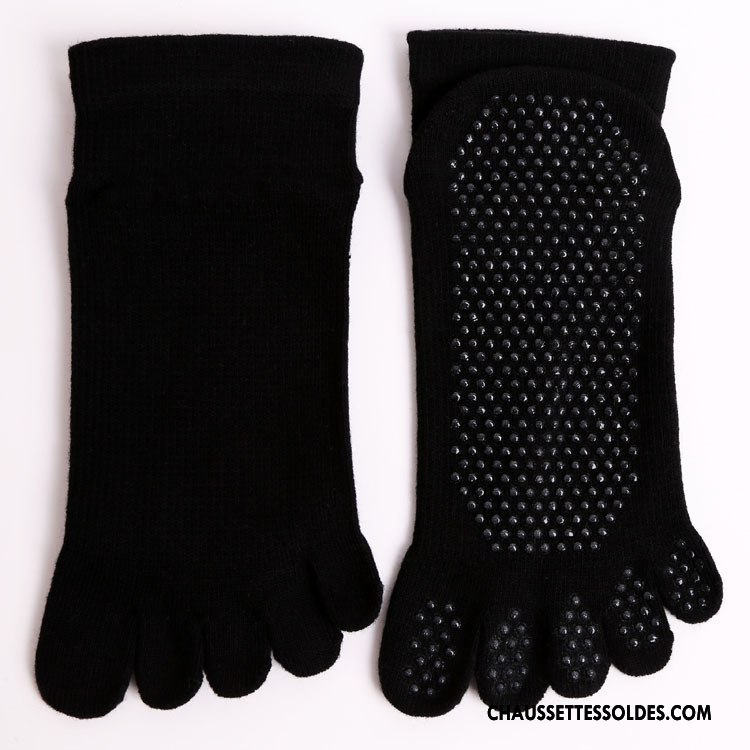Chaussettes De Yoga Femme Mouvement Dos Nu Ouverture Du Pied Dame Antidérapant Aptitude Bordeaux