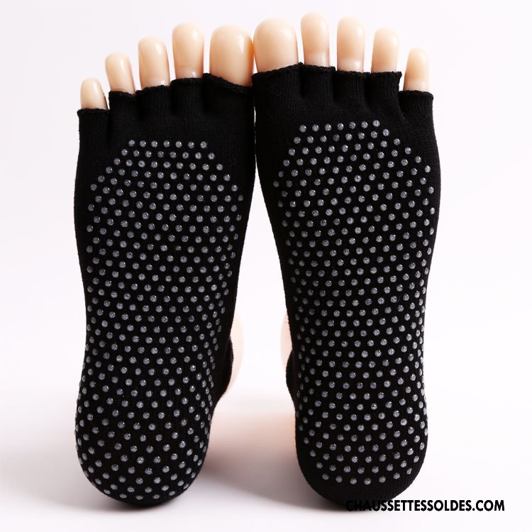 Chaussettes De Yoga Femme Mouvement Dos Nu Ouverture Du Pied Dame Antidérapant Aptitude Bordeaux