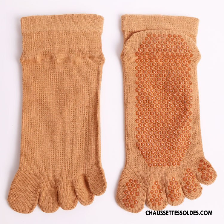 Chaussettes De Yoga Femme Mouvement Dos Nu Ouverture Du Pied Dame Antidérapant Aptitude Bordeaux