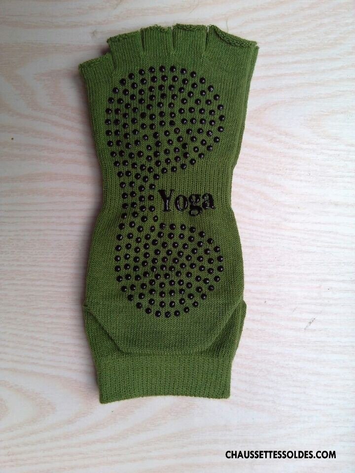 Chaussettes De Yoga Femme Ouverture Du Pied Cinq Doigts Chaussettes En Coton Violet