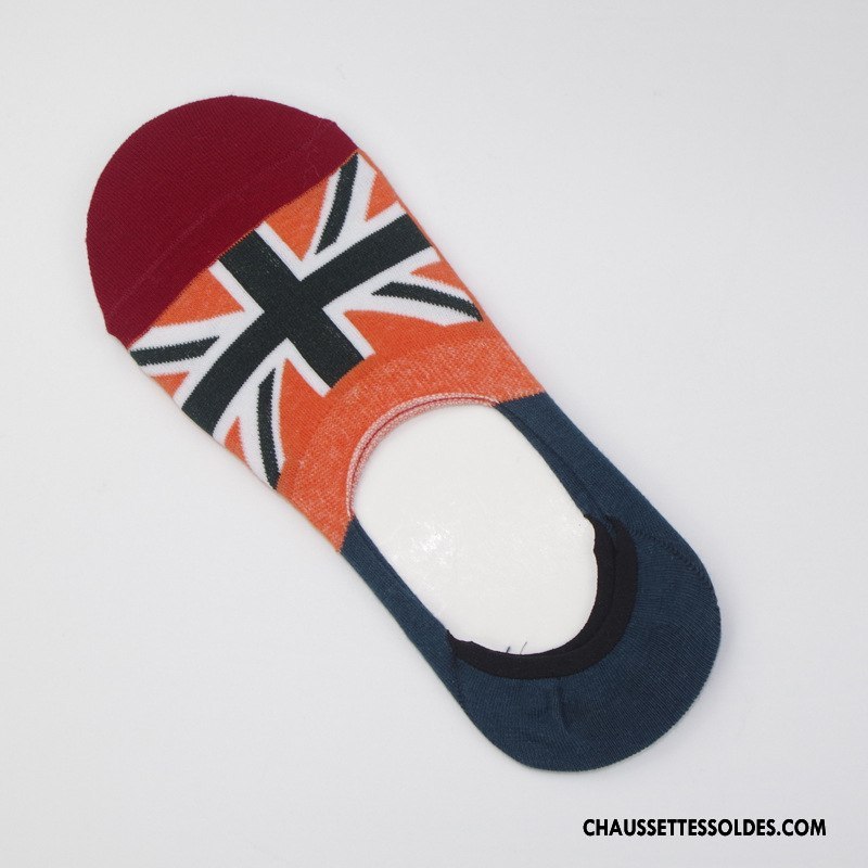 Chaussettes Invisibles Homme 100% Coton Coton Bio Été Chaussette Basse Coupée Silicone Ultra Couleurs De Bonbons Coloré Clair
