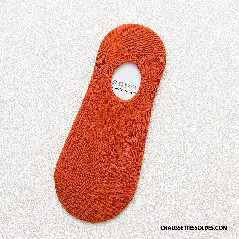 Chaussettes Invisibles Homme 100% Coton Respirant Anti-odeur Chaussette Basse Coupée Printemps Bordeaux Pure Clair