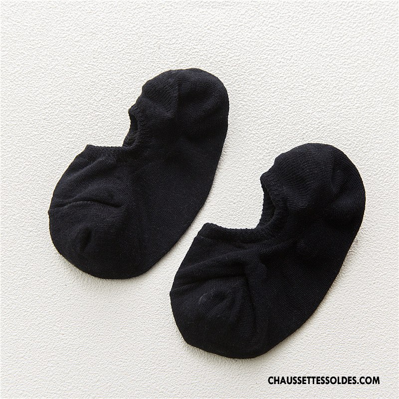 Chaussettes Invisibles Homme Antidérapant Printemps Silicone Lovers Basse Chaussette Basse Coupée Pure Vert Clair
