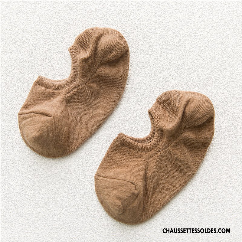 Chaussettes Invisibles Homme Antidérapant Printemps Silicone Lovers Basse Chaussette Basse Coupée Pure Vert Clair