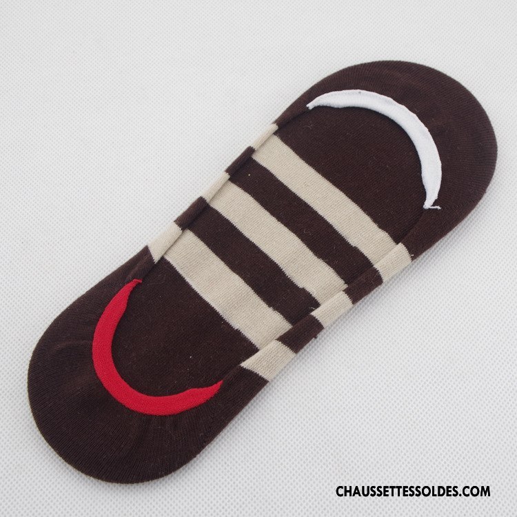 Chaussettes Invisibles Homme Chaussette Basse Coupée Coton Bio Ultra Été Mocassin Antidérapant Couleurs De Bonbons Gris Clair