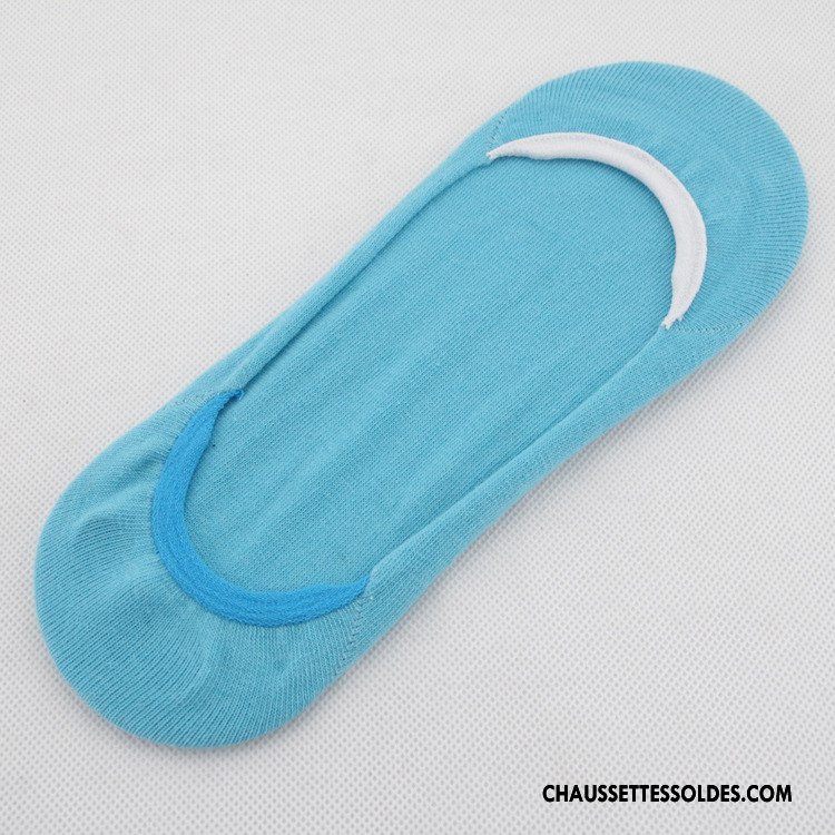 Chaussettes Invisibles Homme Chaussette Basse Coupée Coton Bio Ultra Été Mocassin Antidérapant Couleurs De Bonbons Gris Clair