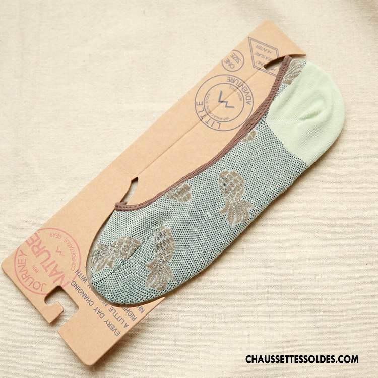 Chaussettes Invisibles Homme Chaussette Basse Coupée Mode Été Chaussette Courte Tendance Créatif Bleu Clair