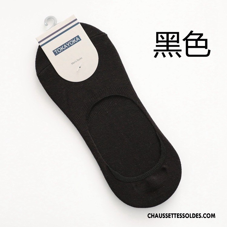 Chaussettes Invisibles Homme Chaussette Basse Coupée À La Mode Silicone Livraison Gratuite Matelassé Antidérapant Clair