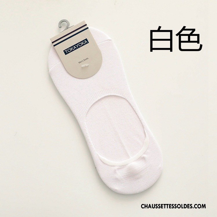 Chaussettes Invisibles Homme Chaussette Basse Coupée À La Mode Silicone Livraison Gratuite Matelassé Antidérapant Clair