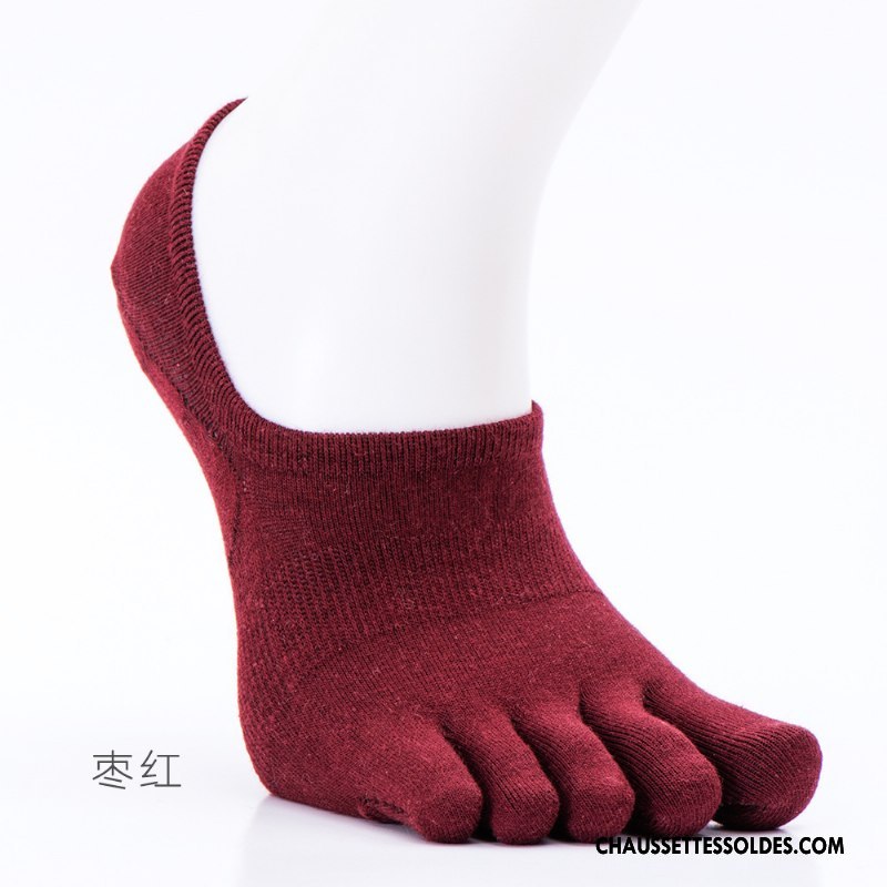 Chaussettes Invisibles Homme Chaussettes En Coton Anti-odeur Été Printemps Chaussette Basse Coupée Absorber La Sueur Pure Jaune