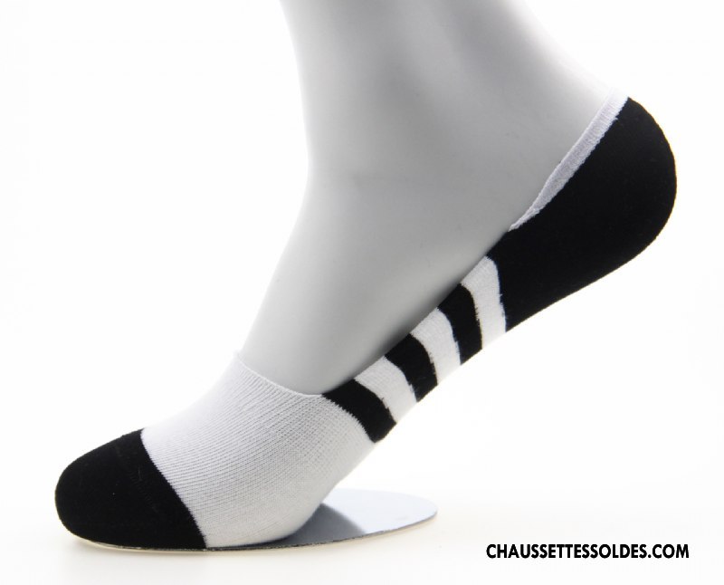 Chaussettes Invisibles Homme Coton Bio Le Nouveau Printemps Été Adulte Noir Clair