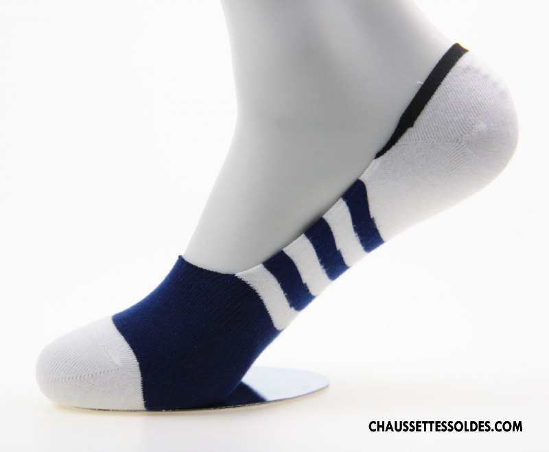 Chaussettes Invisibles Homme Coton Bio Le Nouveau Printemps Été Adulte Noir Clair