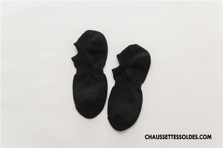 Chaussettes Invisibles Homme Coton Chaussettes En Coton Printemps Été Le Nouveau Pure Blanc