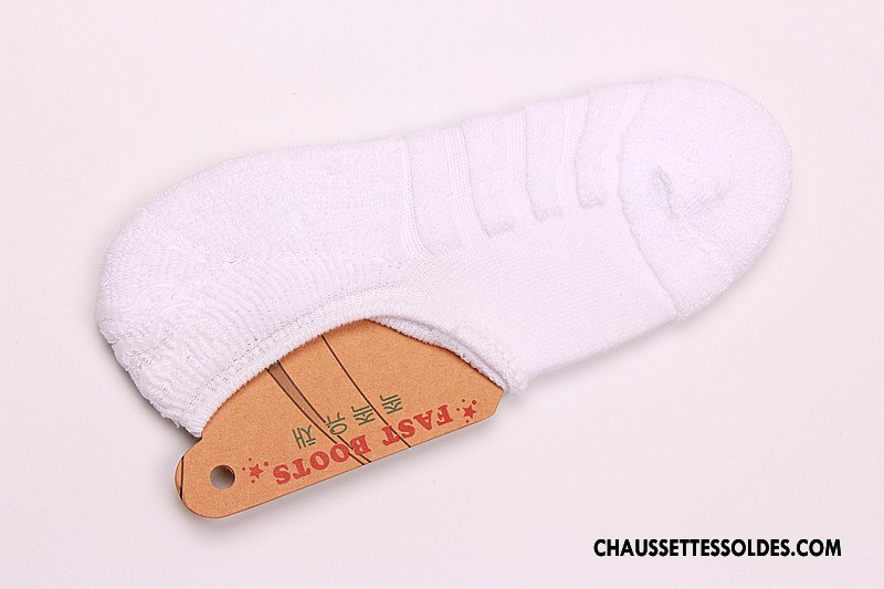Chaussettes Invisibles Homme Femme Silicone 100% Coton Chaussette Courte Terry Renforcé Noir Clair