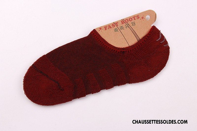 Chaussettes Invisibles Homme Femme Silicone 100% Coton Chaussette Courte Terry Renforcé Noir Clair