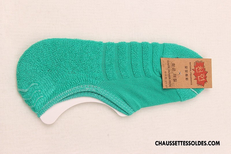 Chaussettes Invisibles Homme Femme Silicone 100% Coton Chaussette Courte Terry Renforcé Noir Clair