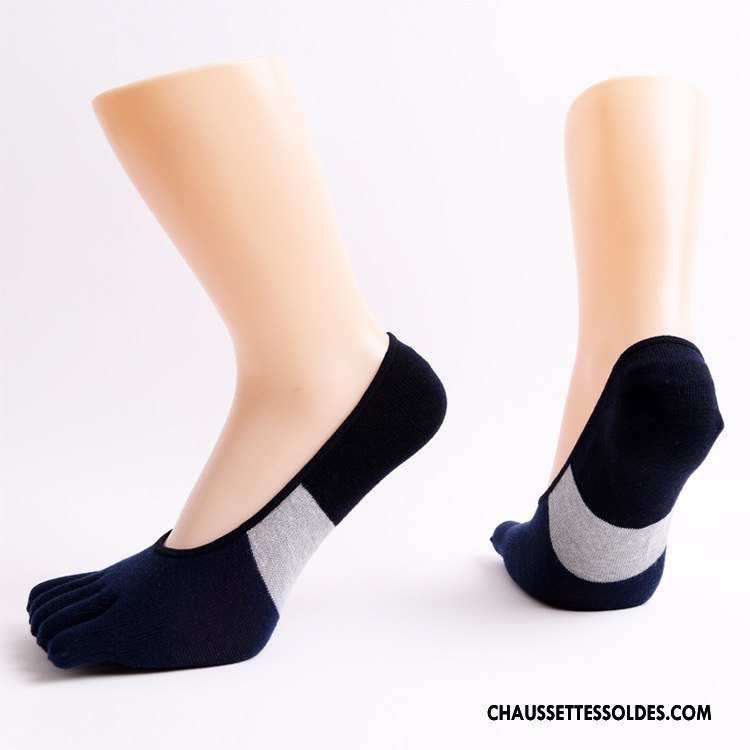 Chaussettes Invisibles Homme Fleurs Respirant Anti-odeur Matelassé Chaussette Basse Coupée Légèrement Gris