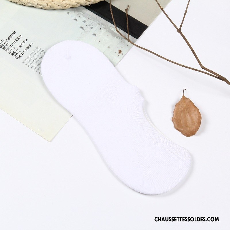 Chaussettes Invisibles Homme Hiver 100% Coton Chaussette Basse Coupée L'automne Matelassé Renforcé Pure Clair