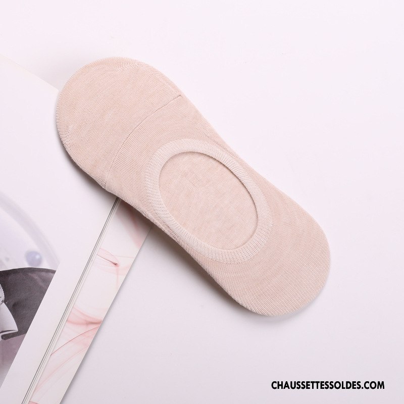 Chaussettes Invisibles Homme Le Nouveau Chaussette Basse Coupée Été Antidérapant Rayé Chaussettes En Coton Gris Clair Foncé