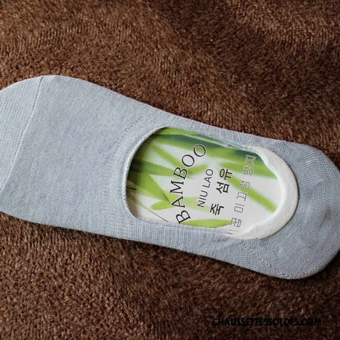Chaussettes Invisibles Homme Le Nouveau Été Chaussette Basse Coupée Matelassé Couleurs Mixtes Coloré