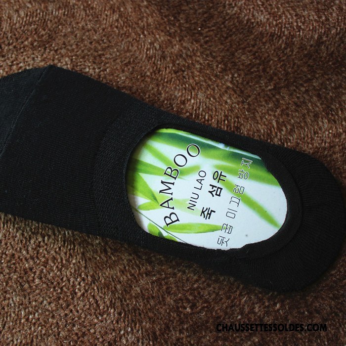 Chaussettes Invisibles Homme Le Nouveau Été Chaussette Basse Coupée Matelassé Couleurs Mixtes Coloré