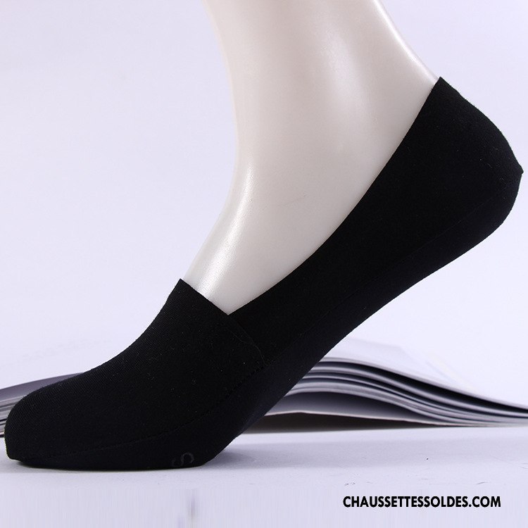 Chaussettes Invisibles Homme Pas De Traces Chaussette Basse Coupée Le Nouveau Printemps Mocassin Casual Pure Gris Clair