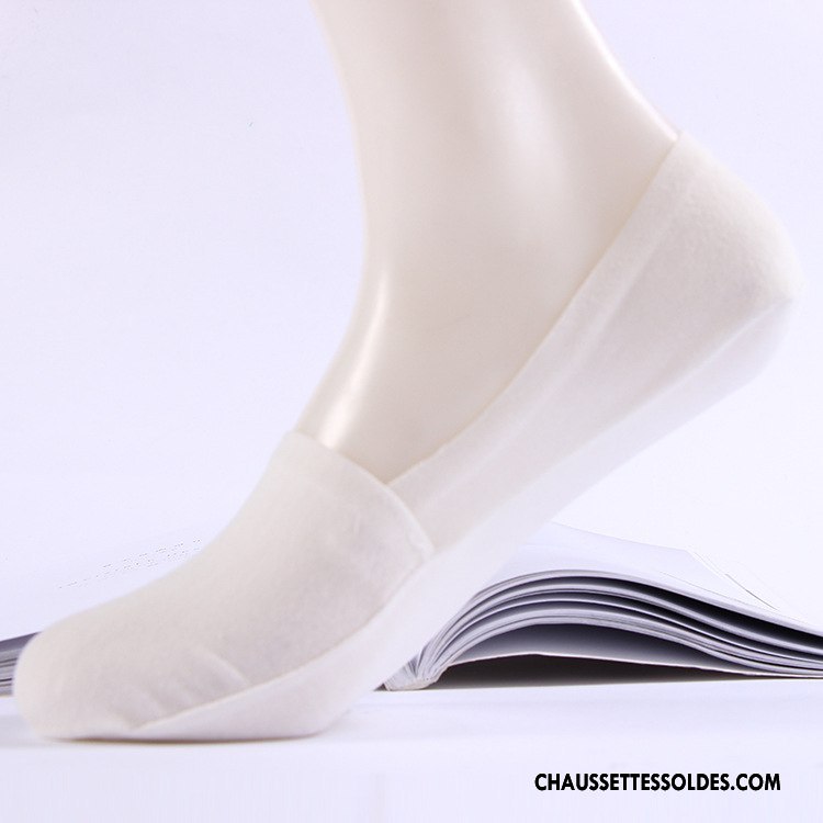 Chaussettes Invisibles Homme Pas De Traces Chaussette Basse Coupée Le Nouveau Printemps Mocassin Casual Pure Gris Clair