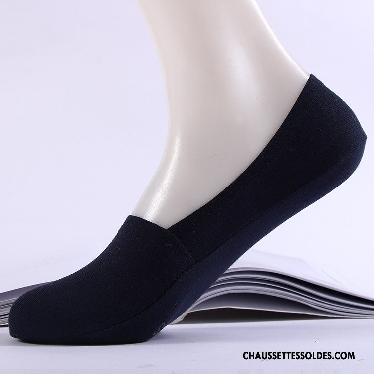 Chaussettes Invisibles Homme Pas De Traces Chaussette Basse Coupée Le Nouveau Printemps Mocassin Casual Pure Gris Clair