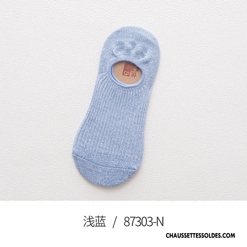 Chaussettes Invisibles Homme Printemps Le Nouveau Respirant 100% Coton Chaussette Basse Coupée Été Couleurs De Bonbons Gris Clair Foncé