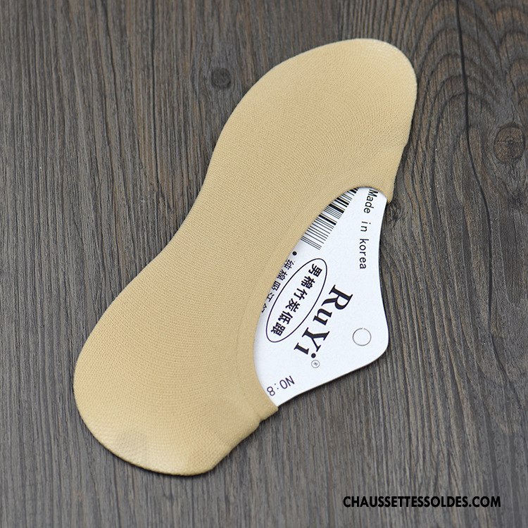 Chaussettes Invisibles Homme Silicone Chaussette Basse Coupée Antidérapant Ultra Casual Velours Pure Bleu