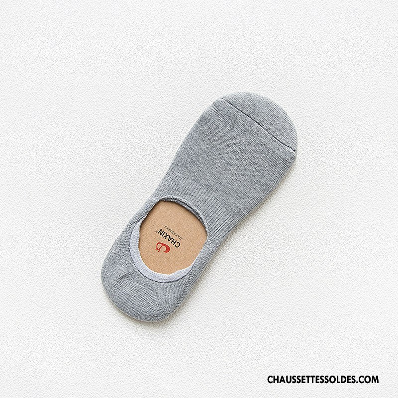 Chaussettes Invisibles Homme Terry Nouvelles Arrivées Chaussette Basse Coupée Renforcé Plus De Velours Pure Bleu