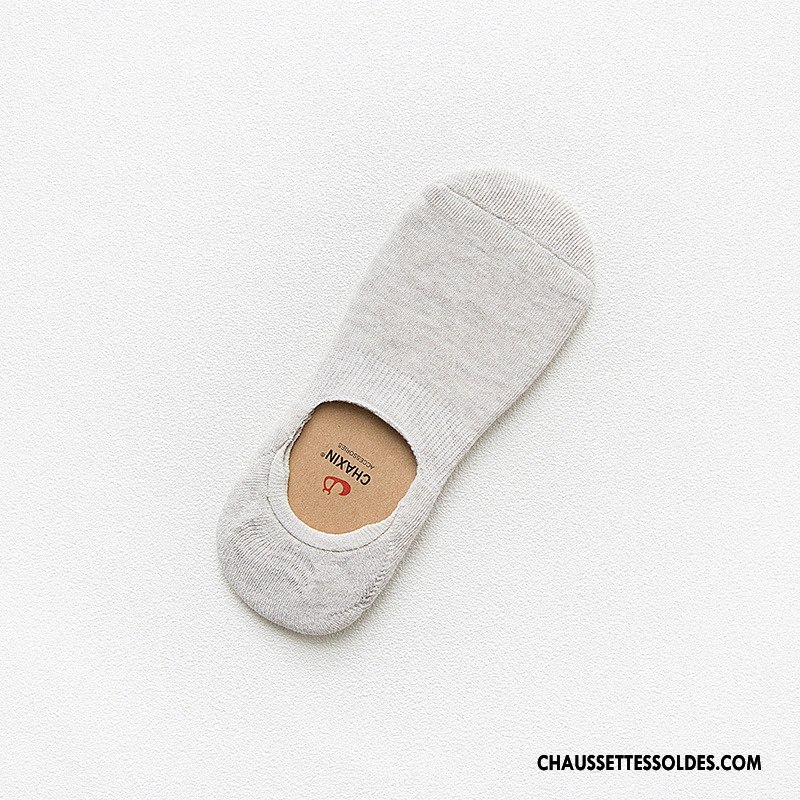 Chaussettes Invisibles Homme Terry Nouvelles Arrivées Chaussette Basse Coupée Renforcé Plus De Velours Pure Bleu