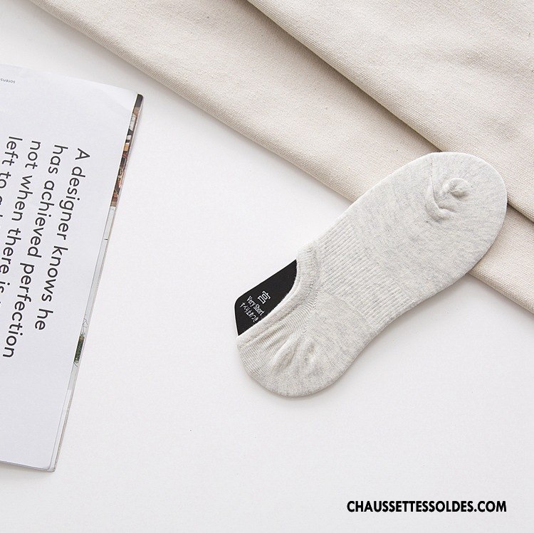 Chaussettes Invisibles Homme Yarn Nouvelles Arrivées Chaussette Basse Coupée 100% Coton Tendance Bambou Pure Noir