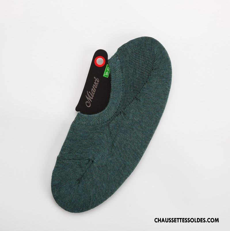 Chaussettes Invisibles Homme Été Le Nouveau Printemps Chaussette Basse Coupée 100% Coton Couleurs Mixtes Jaune