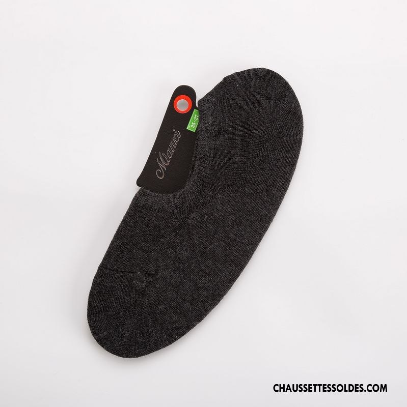 Chaussettes Invisibles Homme Été Le Nouveau Printemps Chaussette Basse Coupée 100% Coton Couleurs Mixtes Jaune