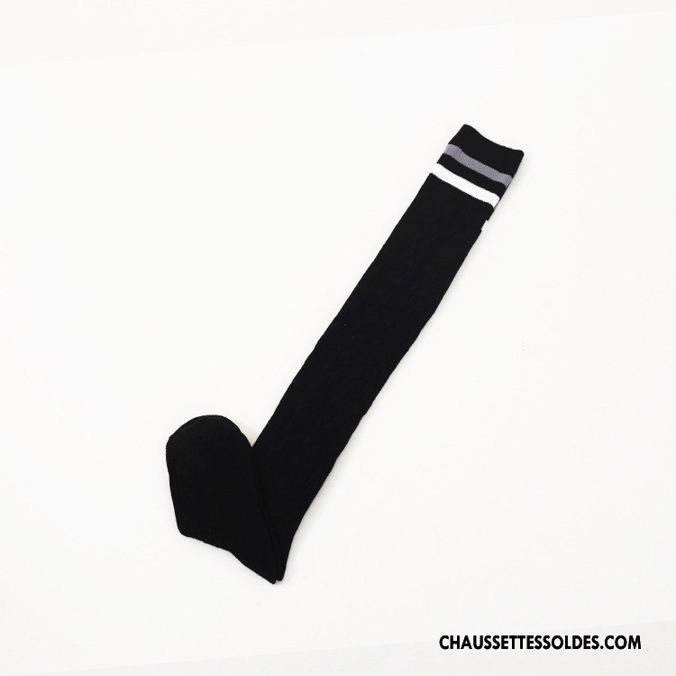 Chaussettes Longues Femme 100% Coton Antidérapant Fleurs