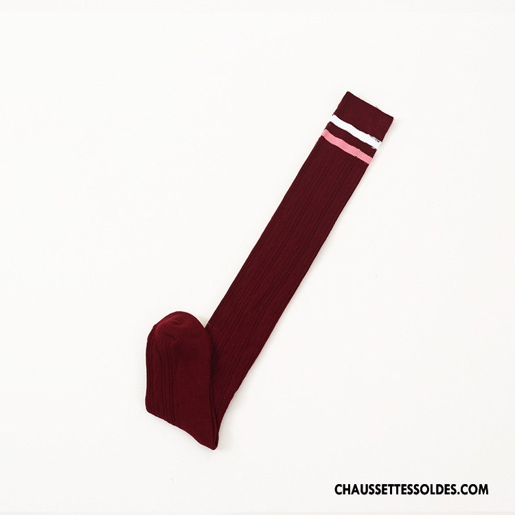 Chaussettes Longues Femme 100% Coton Antidérapant Fleurs