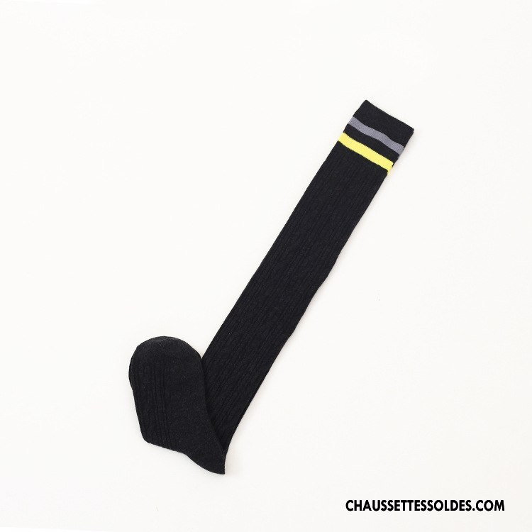 Chaussettes Longues Femme 100% Coton Antidérapant Fleurs