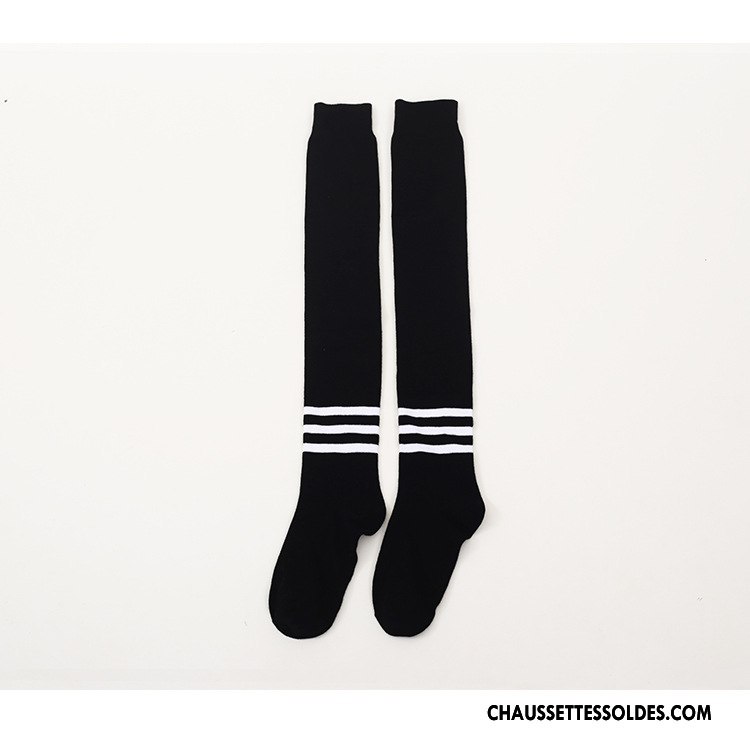Chaussettes Longues Femme Antidérapant Chaussettes En Coton Bordeaux