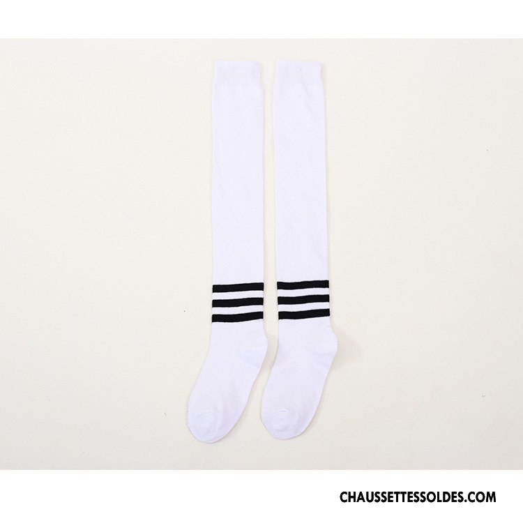 Chaussettes Longues Femme Antidérapant Chaussettes En Coton Bordeaux