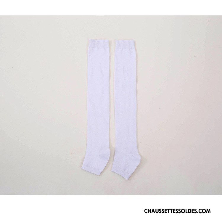 Chaussettes Longues Femme Antidérapant Hiver 100% Coton L'automne Gris