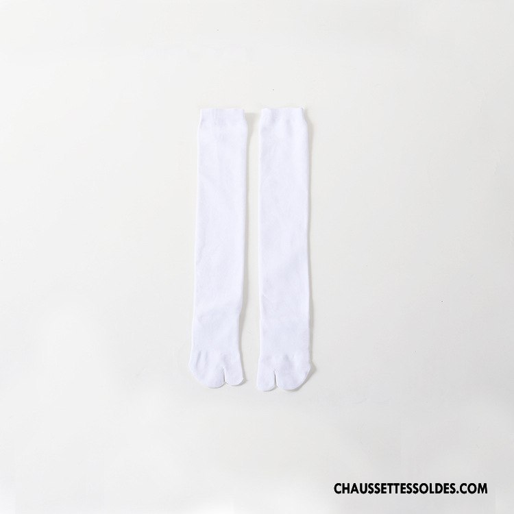 Chaussettes Longues Femme Antidérapant Nylon Gris