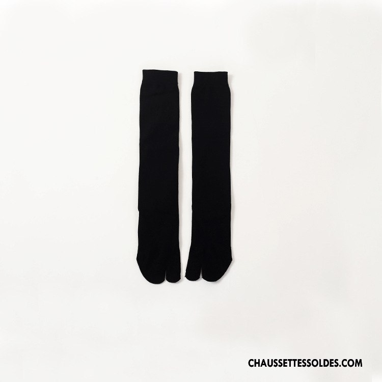 Chaussettes Longues Femme Antidérapant Nylon Rose