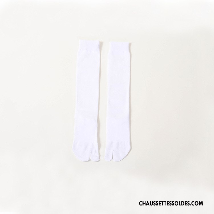Chaussettes Longues Femme Antidérapant Nylon Rose