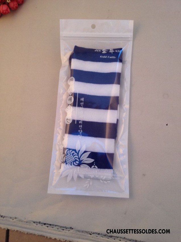Chaussettes Longues Femme Chaussette Longue Tous Les Assortis Long Stock Haute Rayé Fille Coloré Rose