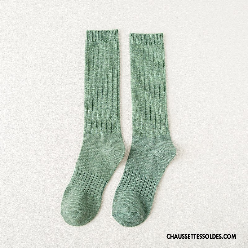 Chaussettes Longues Femme Dame Hiver L'automne Long Stock Noir Or Argent