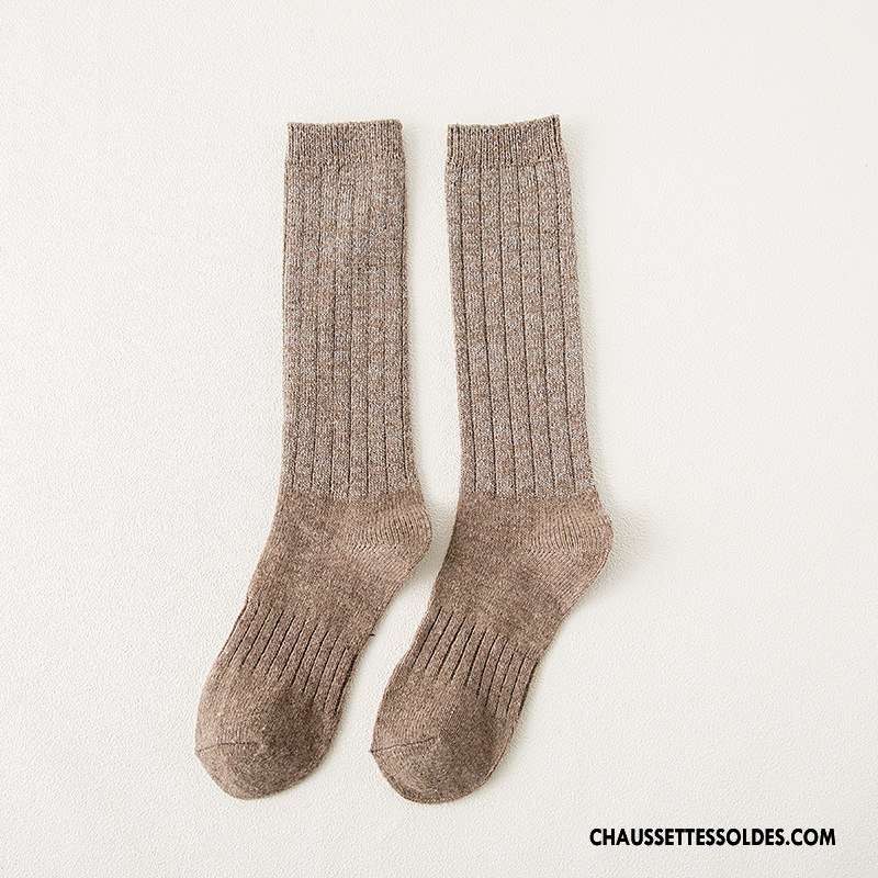 Chaussettes Longues Femme Dame Hiver L'automne Long Stock Noir Or Argent