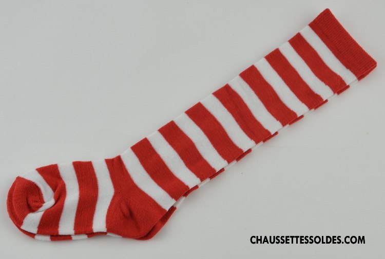 Chaussettes Longues Femme Danse Zèbre Long Stock Rayé Enfant Jaune
