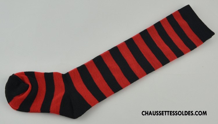 Chaussettes Longues Femme Danse Zèbre Long Stock Rayé Enfant Jaune