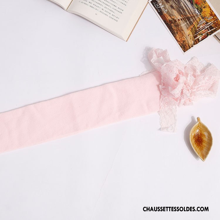 Chaussettes Longues Femme Dentelle Élève Mode L'automne Chaussettes En Coton Printemps Bleu